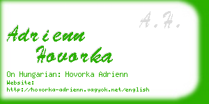 adrienn hovorka business card